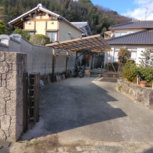 H邸駐車場拡張工事_施工前_01