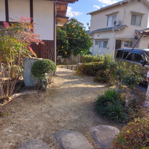 H邸駐車場拡張工事_施工前_04