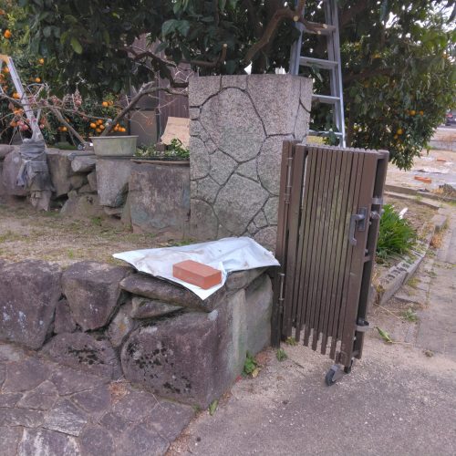 H邸駐車場拡張工事_施工前_07