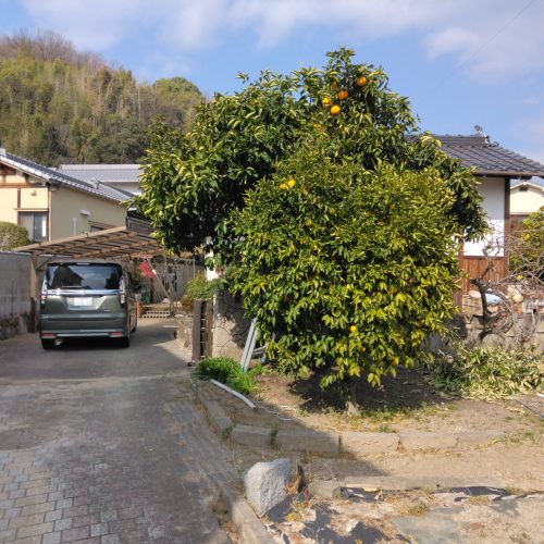 H邸駐車場拡張工事_施工前_08