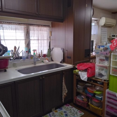 I邸_システムキッチン_施工前01