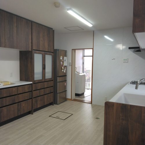 I邸_システムキッチン_施工後05
