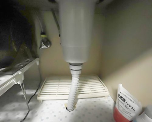 I邸台所シンク排水トラップ交換_2025.9完１