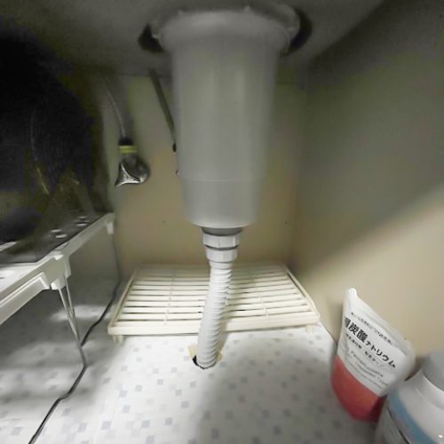 I邸台所シンク排水トラップ交換_2025.9完１