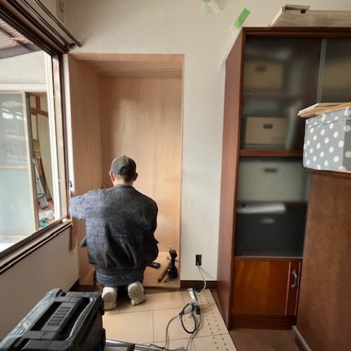 N邸和室改修施工中 (1)