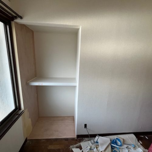 N邸和室改修施工中 (2)