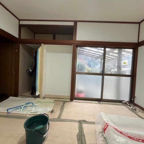 N邸和室改修施工中 (5)