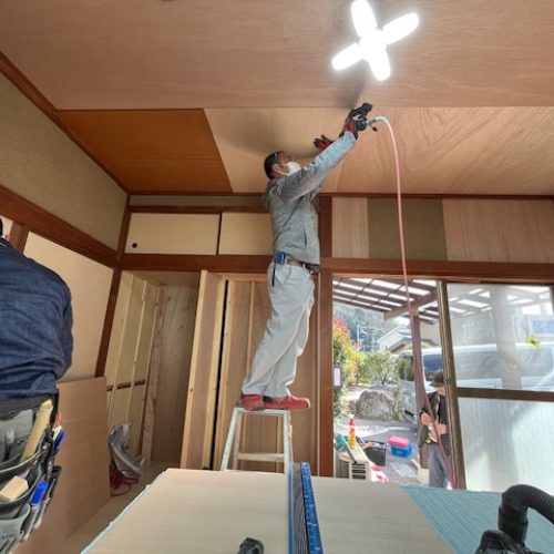 N邸和室改修施工中 (8)