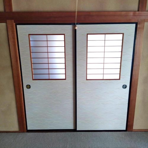 O邸襖ガラス完１