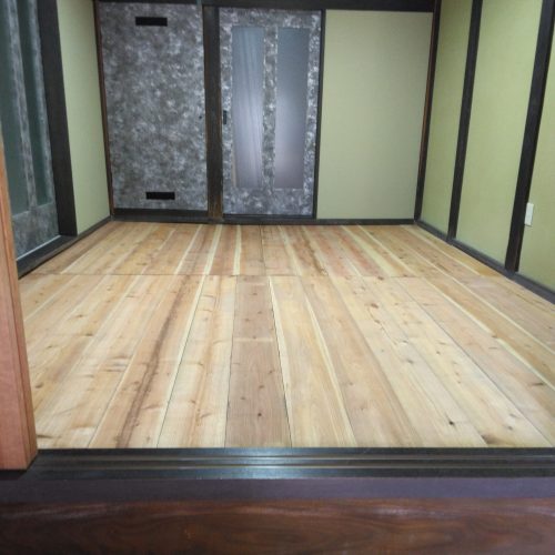 S邸_畳下座板取替_施工途中17