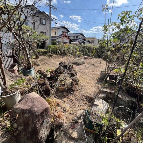 中谷邸庭草刈３完