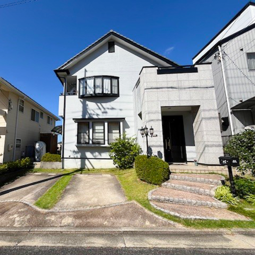 玄関前タイル_広島市東区U邸_ビフォー02