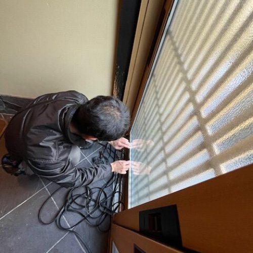 玄関補修取付③