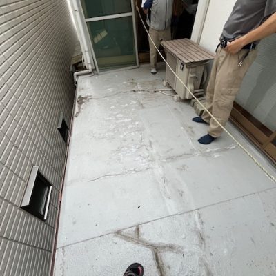 紀伊邸ベランダ床前②