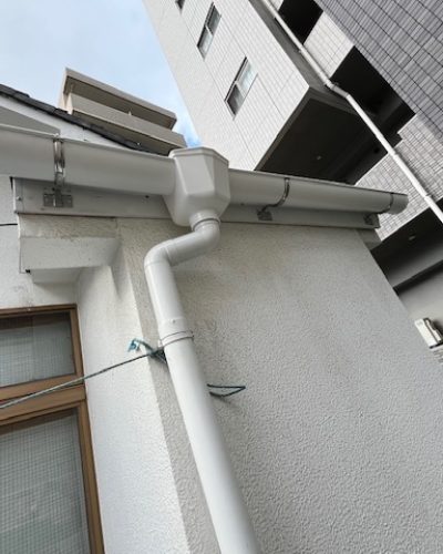 紀伊邸屋根樋完①