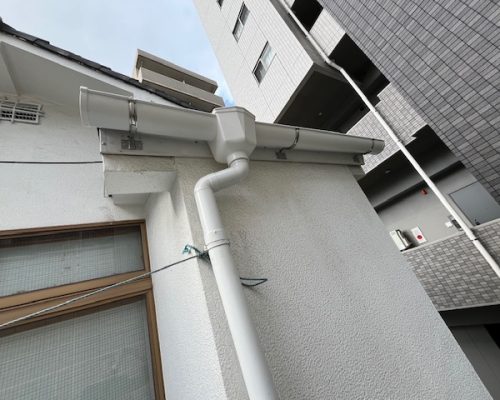 紀伊邸屋根樋完①